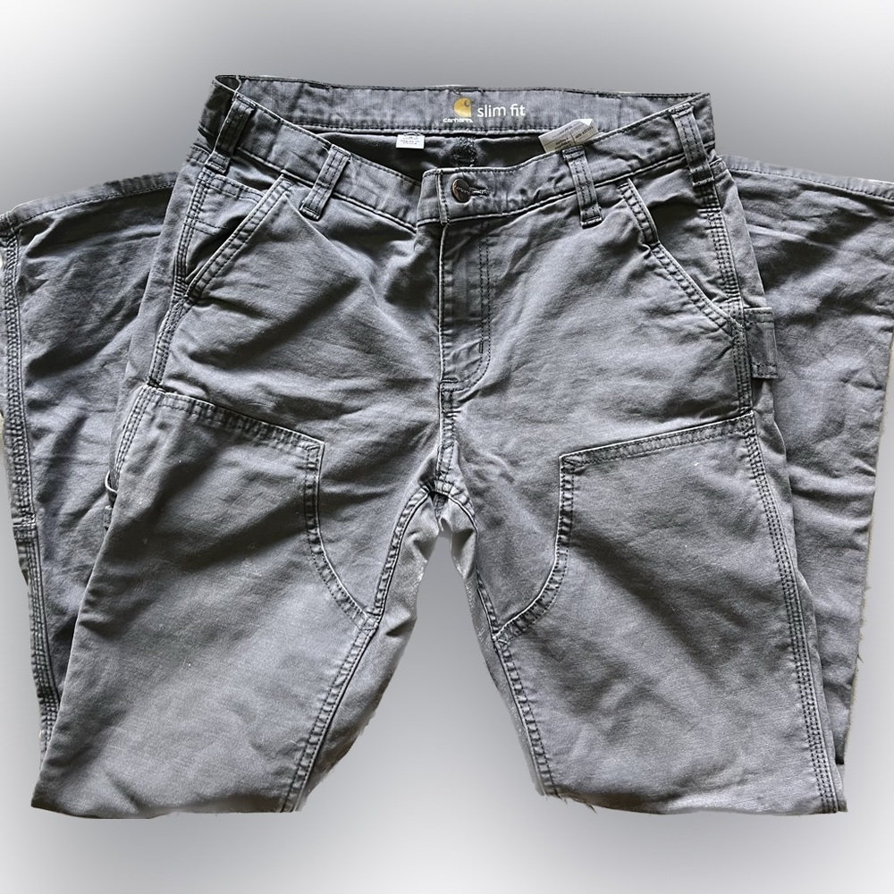 Carhartt Grey Double Knee Women’s Pants Size 8